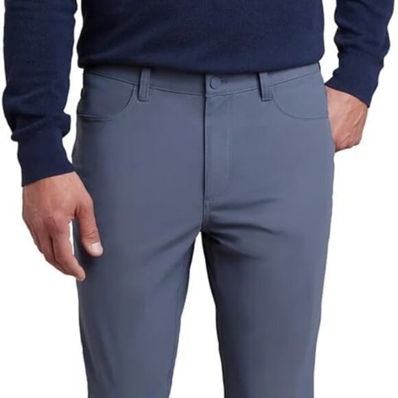 KIRKLAND Signature Men's Commuter Pants Blue - Picture 1 of 5